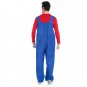 Halloween Costume Male Super Mario Mario and Luigi Brothers Plumbers, Size:XL
