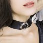 Halloween Costume Women Lace Chiffon Black Dress Ghost Bride Clothes, Size:M