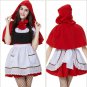 Halloween Costumes Little Red Riding Hood Clothes Adult Cosplay Party Equipment , XXL
