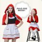 Halloween Costumes Little Red Riding Hood Clothes Adult Cosplay Party Equipment , L