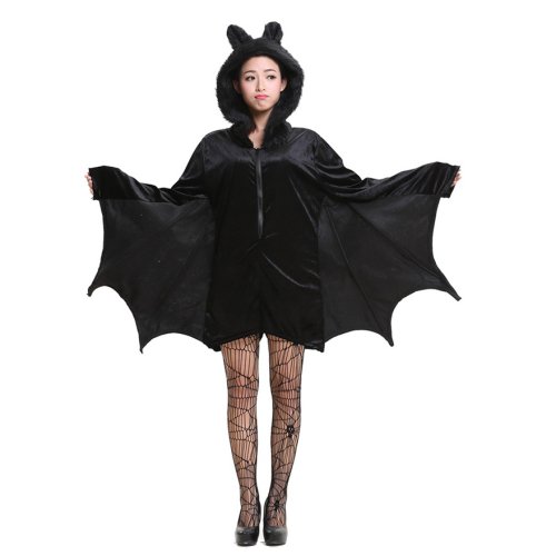Halloween Bat Vampire Clothing Stage Performance Cosplay Clothing, Size:XL