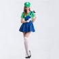 Halloween Green Mary Stage Dress Cosplay Costume Outfit Dress Skirt, Size:L