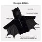 Halloween Bat Vampire Children Stage Performance Cosplay Clothing, Size:XS