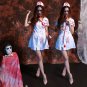 Halloween Costume Women Vampire Nurse Dress Stage Cosplay Clothing, Size:M