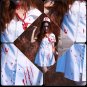 Halloween Costume Women Vampire Nurse Dress Stage Cosplay Clothing, Size:M