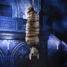 Horror Hanging Skull Flying Specter Mummy Ghost with Scary Light Up Eyes for Halloween