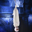 Horror Hanging Skull Flying Specter Mummy Ghost with Scary Light Up Eyes for Halloween