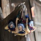 3 PCS Halloween Decoration Supplies Witches Broom Hanging Decor Hanging Ornaments