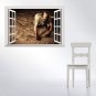 Creative 3D Fake Windows Wall Stickers Halloween Zombie Living Room Decoration