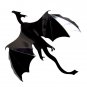 3 Set Creative 3D Dragon Wall Stickers Halloween Living Room Bedroom Decoration