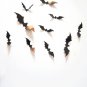 5 Sets Creative 3D Bat Wall Stickers Halloween Living Room Bedroom Decoration Supplies