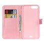 For iPhone 8+&7+ Wishing Girl Leather Case with Holder, Card Slots & Wallet
