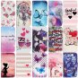 For iPhone 8+&7+ Wishing Girl Leather Case with Holder, Card Slots & Wallet