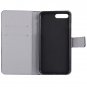 For iPhone 8+&7+ Zebra Stripes Leather Case with Holder, Card Slots & Wallet