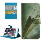 For iPhone 8+&7+ Paper Plane Leather Case with Holder, Card Slots & Wallet