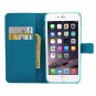 For iPhone 8+&7+ Smiling Face Leather Case with Holder, Card Slots & Wallet