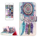 For iPhone 8+&7+ Dream Catcher Pattern Leather Case with Holder, Card Slots & Wallet