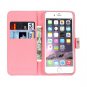 For iPhone 8+&7+ Owl Pattern Leather Case with Holder, Card Slots & Wallet