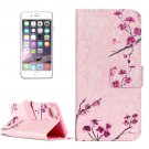 For iPhone 8+&7+ Blossom Pattern Leather Case with Holder, Card Slots & Wallet