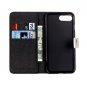 For iPhone 8+&7+ Butterfly Pattern Leather Case with Holder, Card Slots & Wallet