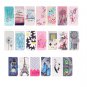 For iPhone 8+&7+ Eiffel Tr Pattern Leather Case with Holder, Card Slots & Wallet