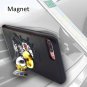 For iPhone 8+&7+ PU Leather God Of Death Pattern Magnet Embroidery Back Cover Case