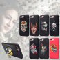For iPhone 8+&7+ PU Leather God Of Death Pattern Magnet Embroidery Back Cover Case