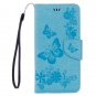 For iPhone 8+&7+ Butterflies Leather Case with Holder, Card Slots & Wallet - 7 colors
