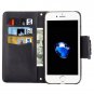 For iPhone 8+&7+ Bowknot Embossing Leather Case with Holder, Card Slots & Wallet - 5 colors