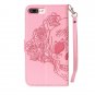 For iPhone 8+&7+ Skull Leather Case with Holder, Card Slots & Wallet - 4 colors