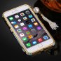 For iPhone 8+&7+ Pearl Chain Pendant Diamond Encrusted Electroplating Mirror Case - 3 colors
