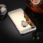 For iPhone 8+&7+ Diamond Encrusted Electroplating Mirror Case & Ring Holder - 2 colors