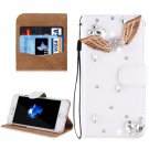 For iPhone 8+ & 7+ Angel Diamond Magnetic Leather Case with Holder, Card Slots
