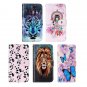 For Galaxy Note 8 Wolf Pattern Leather Case with Holder, Card Slots & Wallet