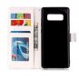 For Galaxy Note 8 Butterfly Pattern Leather Case with Holder, Card Slots & Wallet