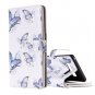 For Galaxy Note 8 butterfly Pattern Leather Case with Holder, Card Slots & Wallet