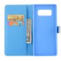 For Galaxy Note 8 Trees Pattern Leather Case with Holder, Card Slots & Wallet