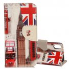For iPhone X Big Ben Pattern Flip Leather Case with Holder, Card Slots & Wallet