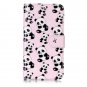 For iPhone X Embossed Panda Flip Leather Case with Holder, Card Slots & Wallet