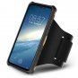 For iPhone X Black Gearwheel TPU + PC Case with Rotatable Holder & Armband
