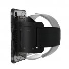 For iPhone X Grey Gearwheel TPU + PC Case with Rotatable Holder & Armband