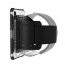 For iPhone X Silver Gearwheel TPU + PC Case with Rotatable Holder & Armband