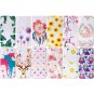 For iPhone X Flower Unicorn Pattern TPU Protective Case