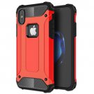For iPhone X Magic Armor TPU + PC Combination Case - Red
