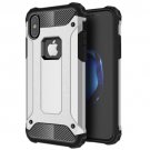 For iPhone X Magic Armor TPU + PC Combination Case - Silver