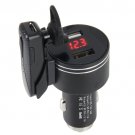 Car Charger Smart Diversion of USB Port Support Hands-free Call & Dual USB Fast Charging