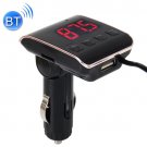 Pink 12-24V 2.1A Car MP3 Music Player Multi-function Wireless Car FM Player Wireless Car Charger