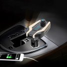 Gold FM Transmitter and USB Car Charger MP3 Player Support USB SD TF