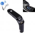 CARS7 Bluetooth Black Car Charger with Digital Display for Mobile Phone