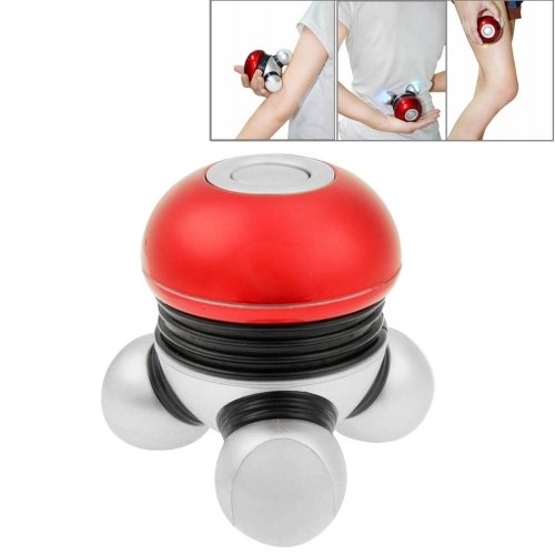 Mini Body Neck Shoulder Back Massager with Multicolor Flash Lights